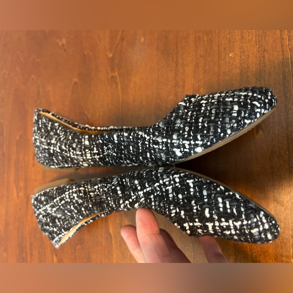 Lucky brand, tweed, ballet, flat size 7 - Picture 3 of 9